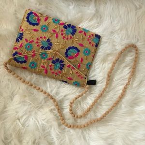 Crossbody Handmade Floral Embroidered Purse